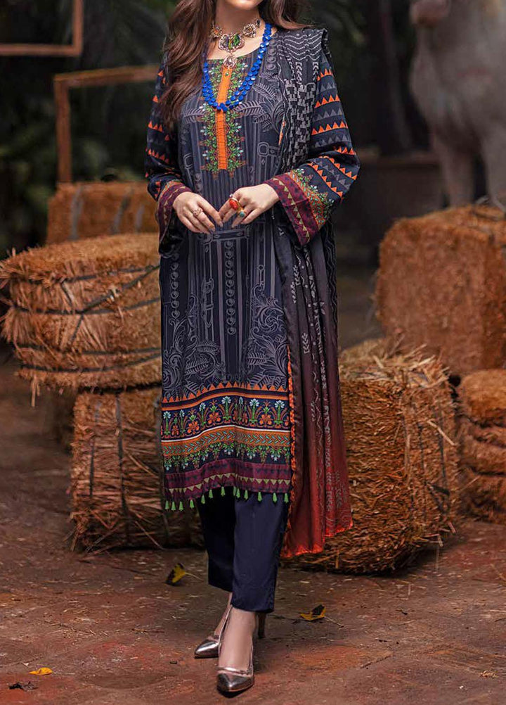Salitex Printed Linen Suits Unstitched 3 Piece SL21PL WK-00847 - Winter Collection