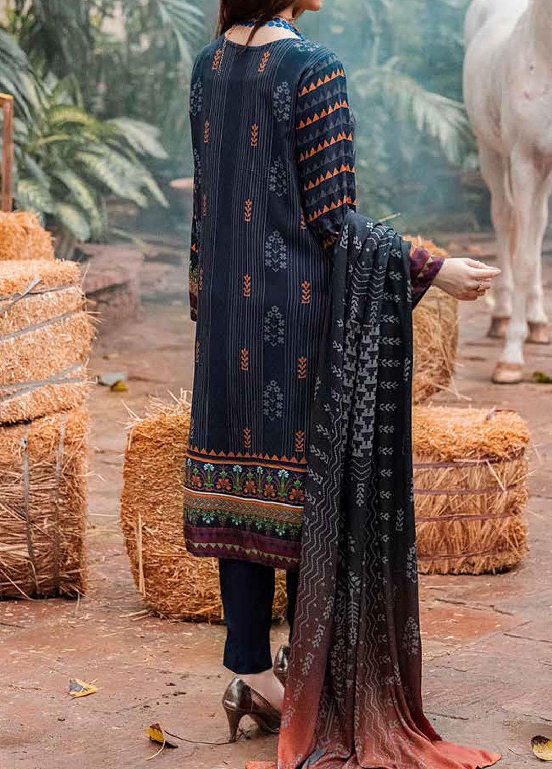 Salitex Printed Linen Suits Unstitched 3 Piece SL21PL WK-00847 - Winter Collection