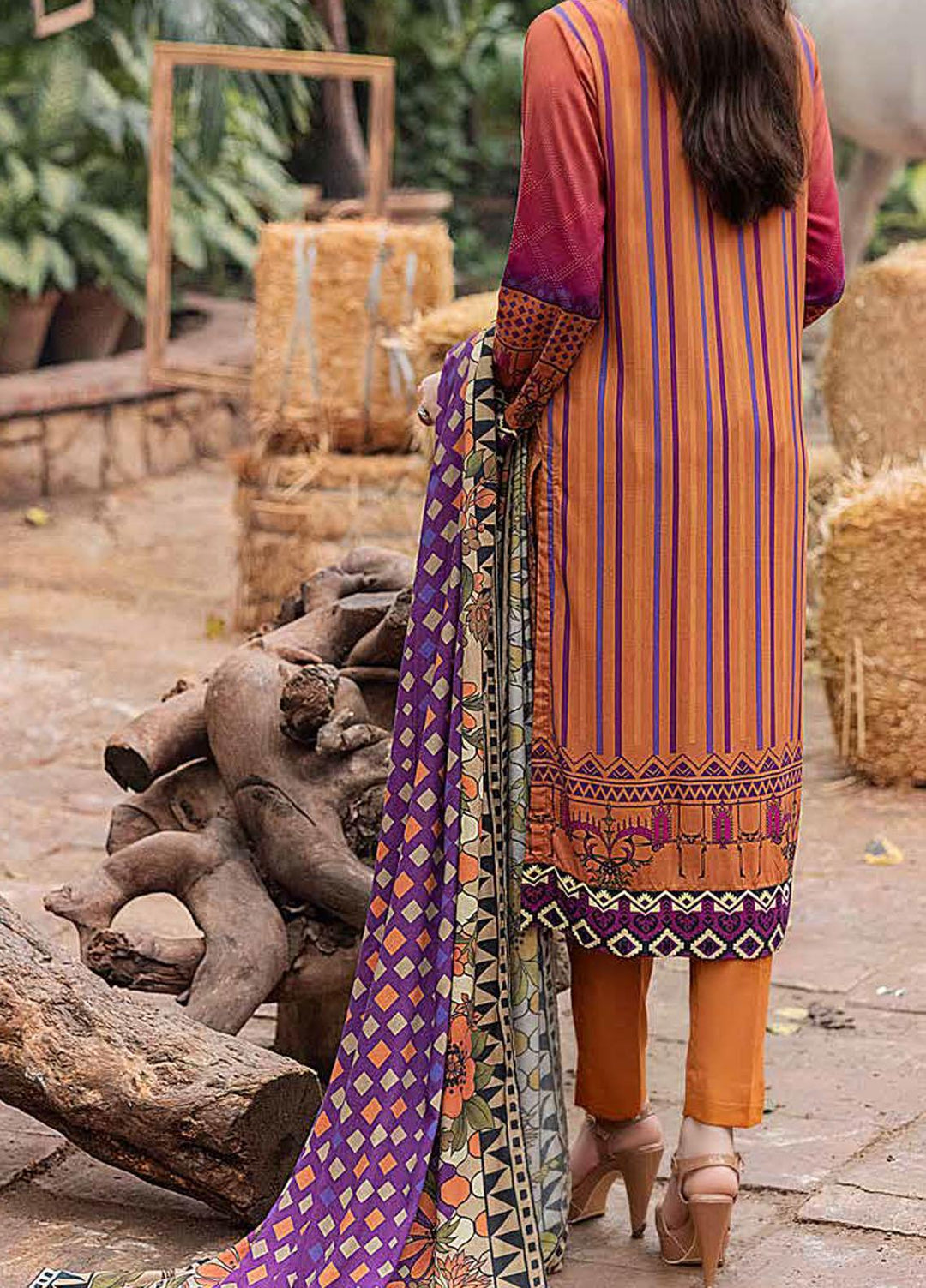 Salitex Printed Linen Suits Unstitched 3 Piece SL21PL WK-00849 - Winter Collection