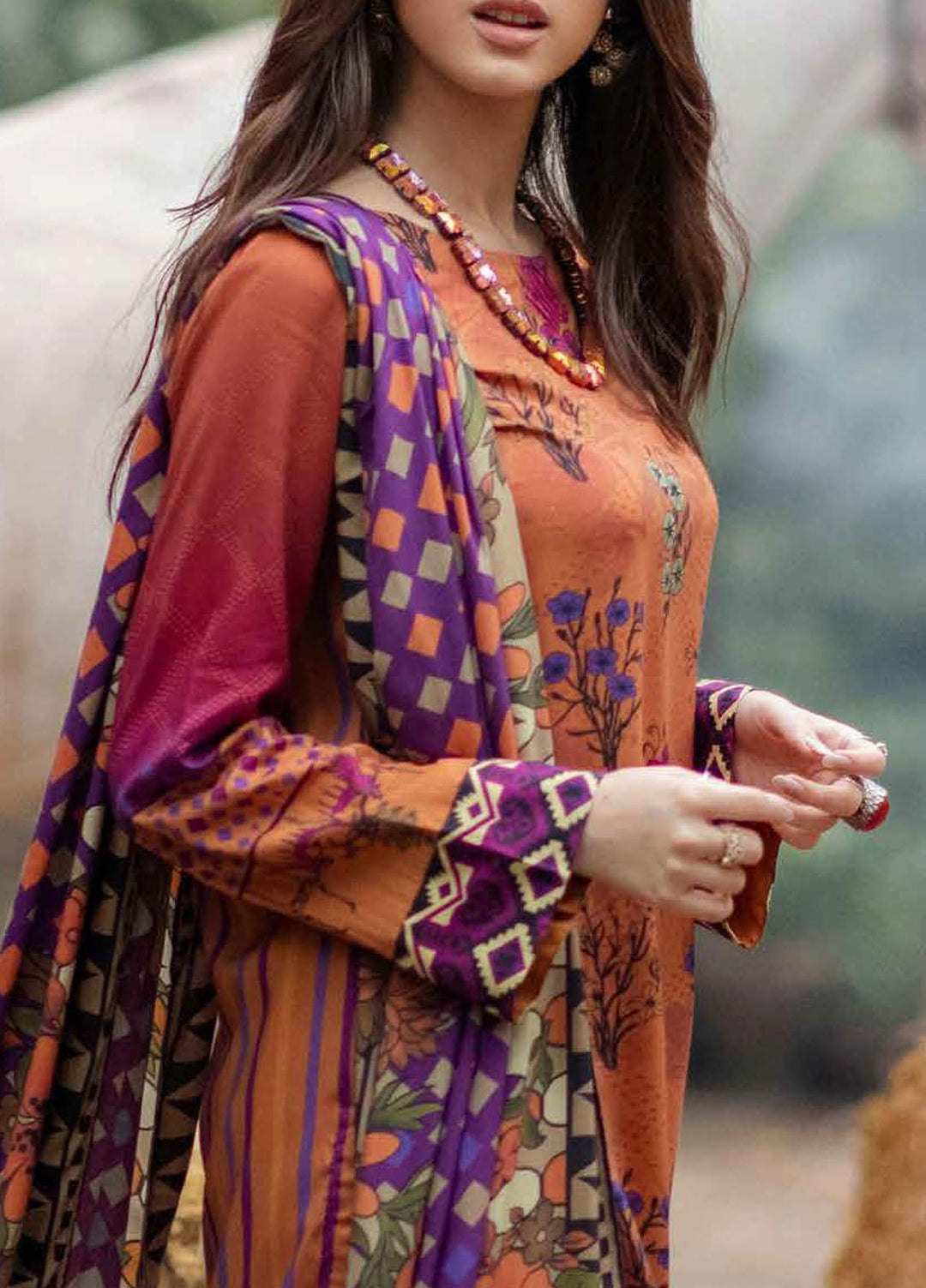 Salitex Printed Linen Suits Unstitched 3 Piece SL21PL WK-00849 - Winter Collection