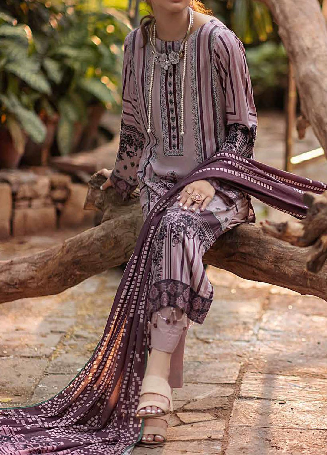 Salitex Printed Linen Suits Unstitched 3 Piece SL21PL WK-00854 - Winter Collection
