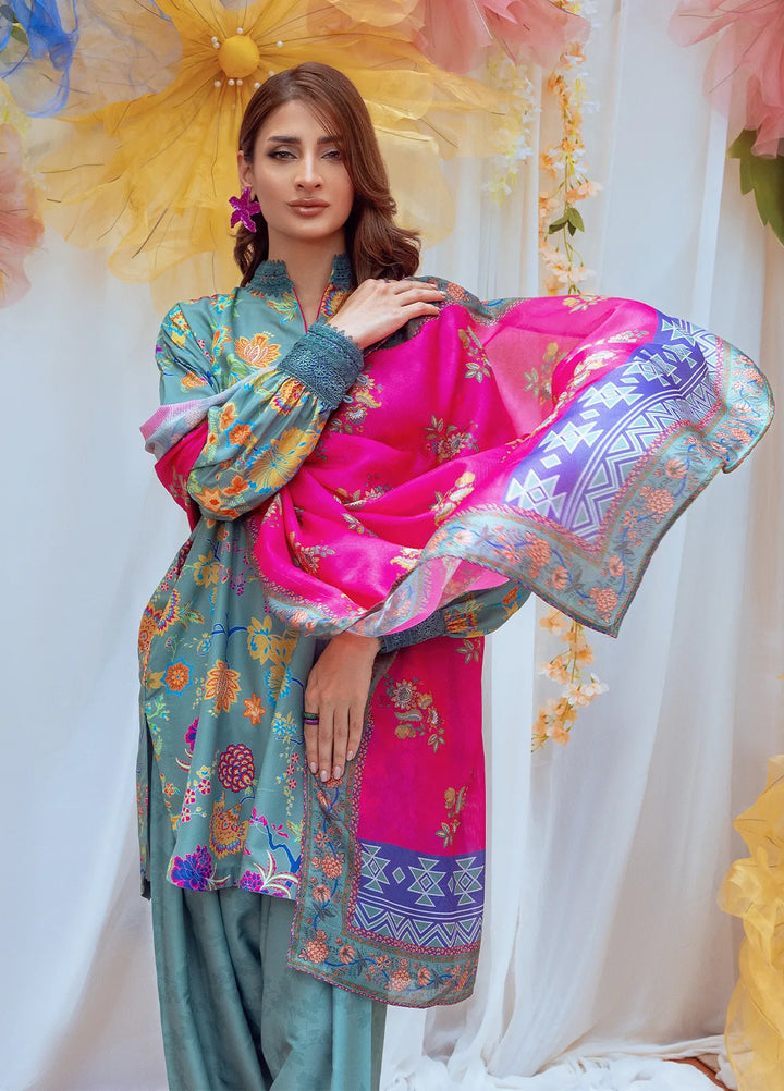 Salitex Printed Lawn Suits Unstitched 3 Piece SUNS24ASI001UT - Summer Collection