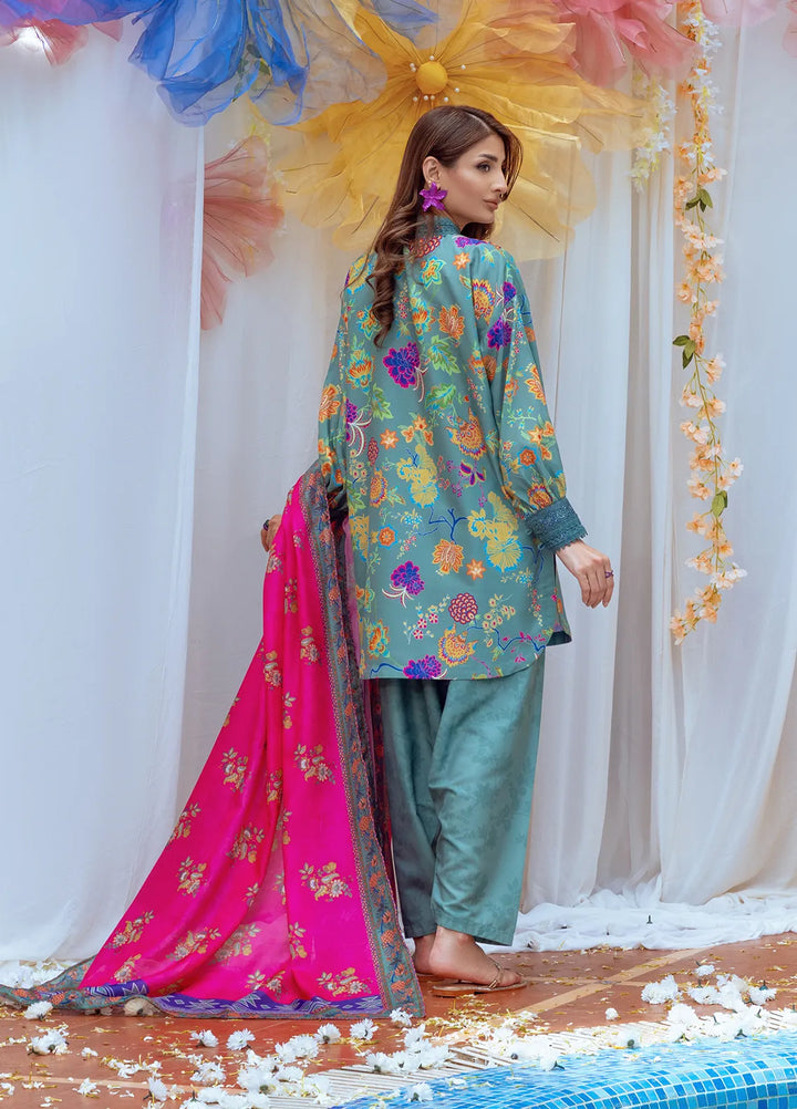 Salitex Printed Lawn Suits Unstitched 3 Piece SUNS24ASI001UT - Summer Collection