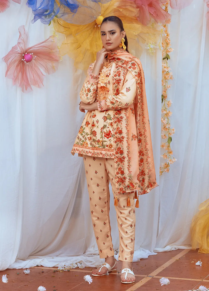 Salitex Printed Lawn Suits Unstitched 3 Piece SUNS24ASI002UT - Summer Collection