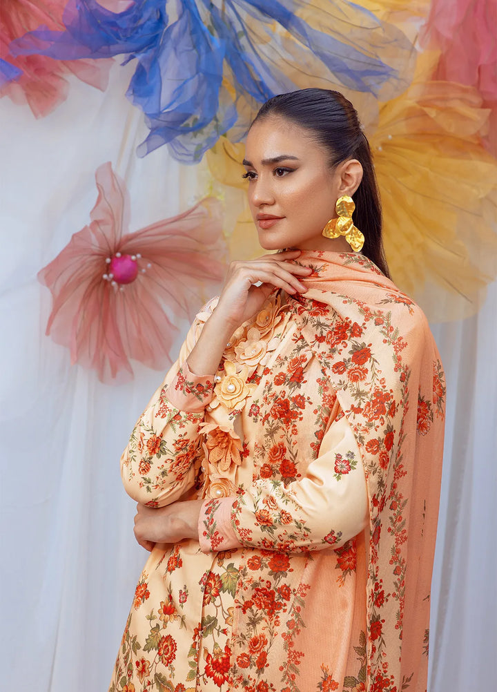 Salitex Printed Lawn Suits Unstitched 3 Piece SUNS24ASI002UT - Summer Collection