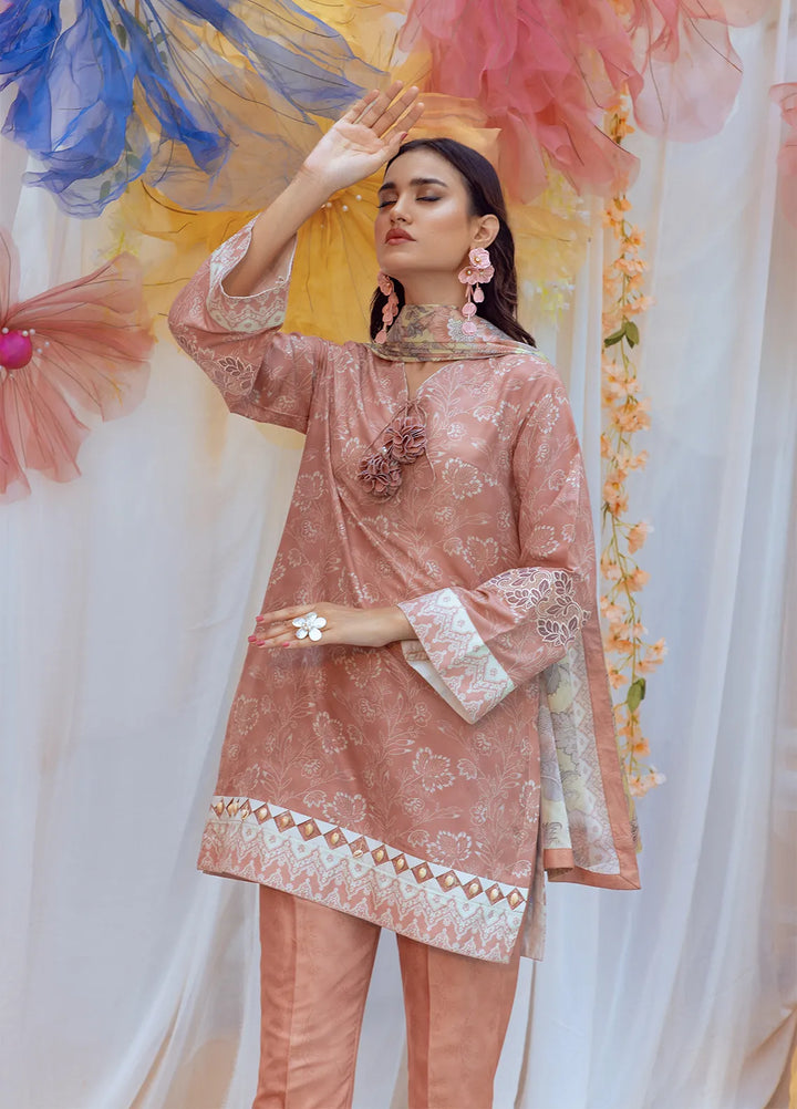 Salitex Printed Lawn Suits Unstitched 3 Piece SUNS24ASI012UT - Summer Collection