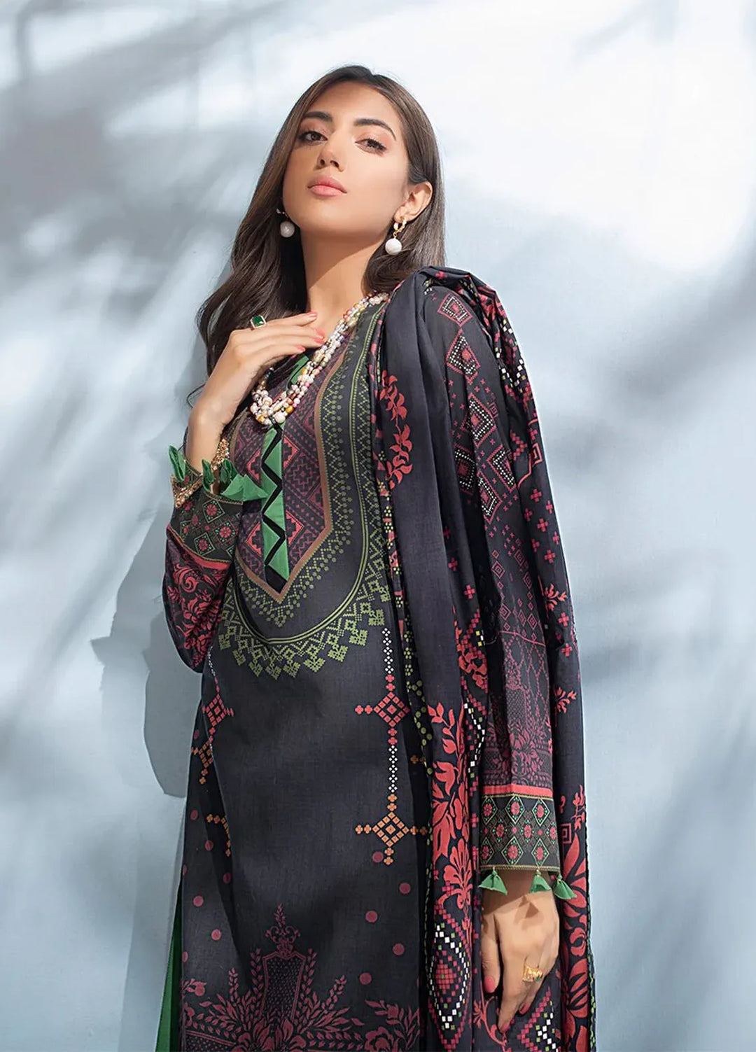 Salitex Printed Lawn Suits Unstitched 3 Piece IP-00069UT - Festive Collection