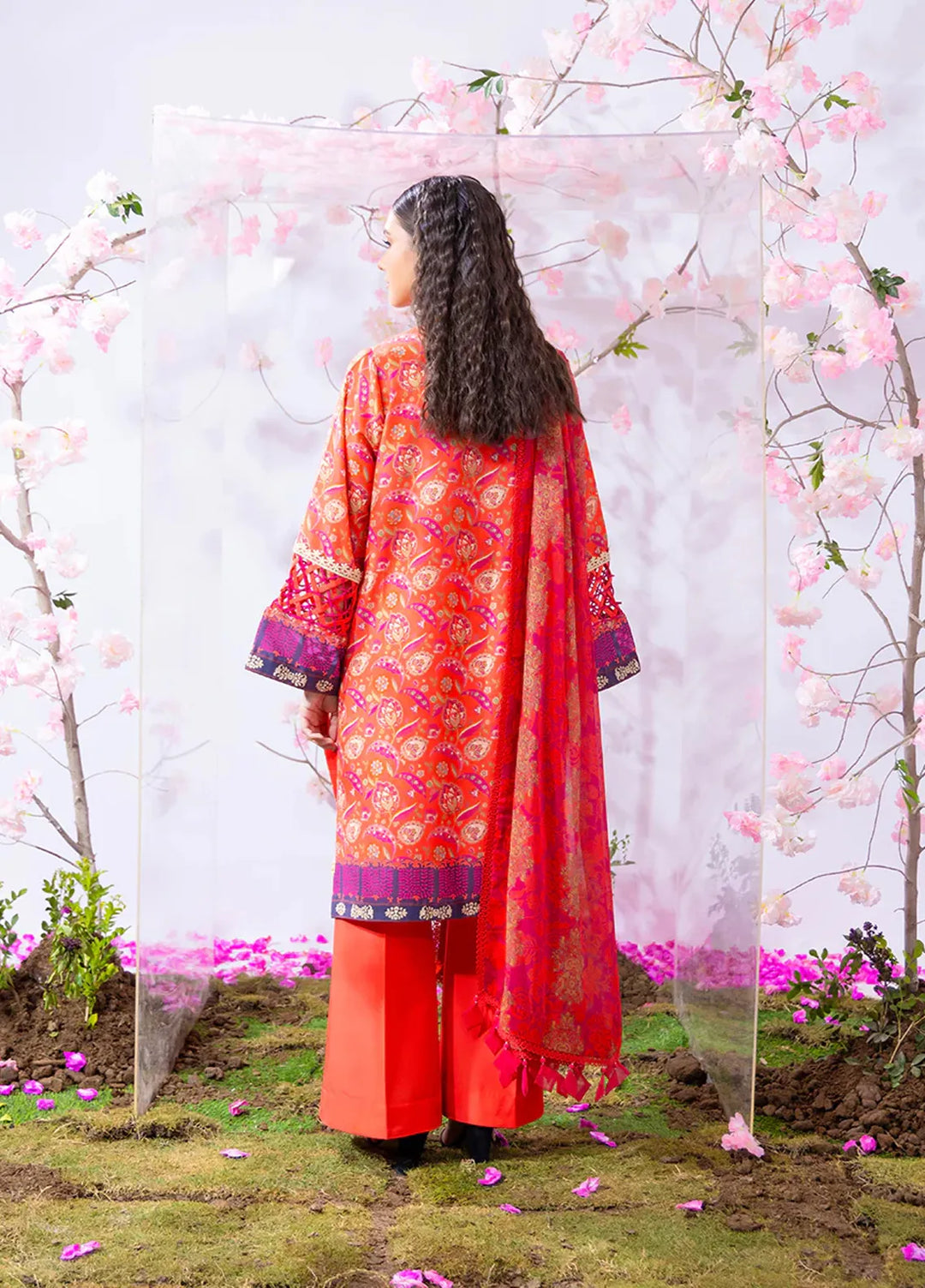 Salitex Printed Silk Lawn Suits Unstitched 3 Piece WUS3BS24SI7UT - Festive Collection