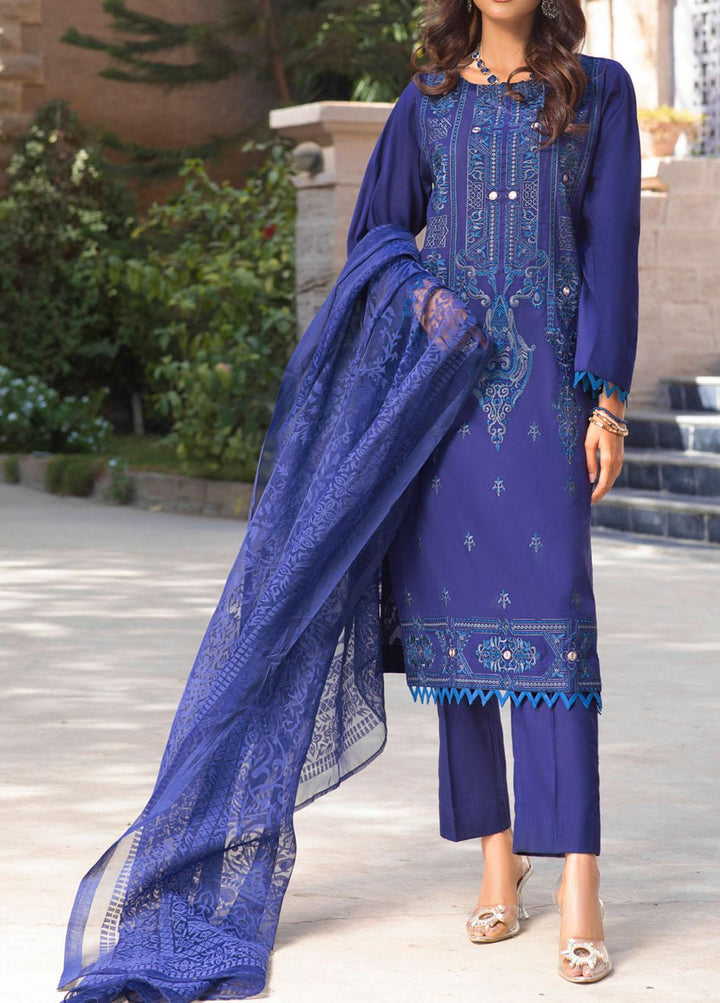 Salitex Embroidered Jacquard Suits Unstitched 3 Piece ST21SJ 00733 - Summer Collection