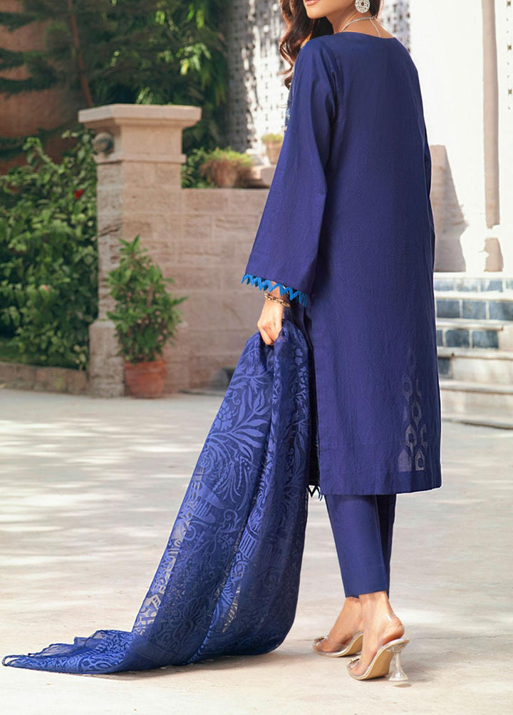 Salitex Embroidered Jacquard Suits Unstitched 3 Piece ST21SJ 00733 - Summer Collection