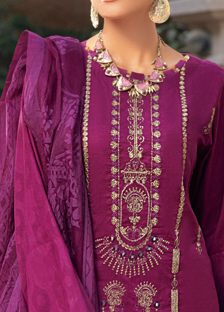 Salitex Embroidered Jacquard Suits Unstitched 3 Piece ST21SJ 00735 - Summer Collection