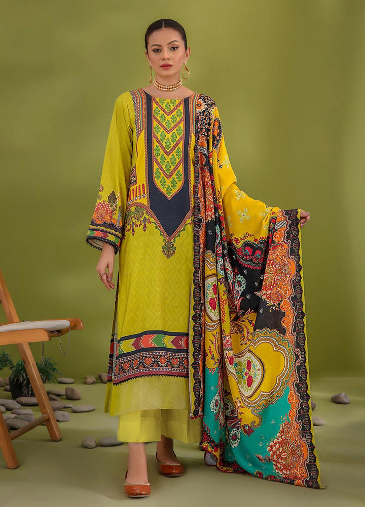 Sanam Saeed By Puri Fabrics Printed Woolen Suits Unstitched 3 Piece PFS22W 03 - Winter Collection