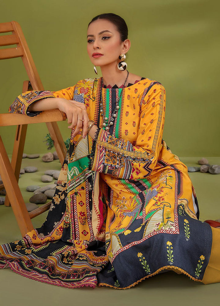 Sanam Saeed By Puri Fabrics Printed Woolen Suits Unstitched 3 Piece PFS22W 08 - Winter Collection