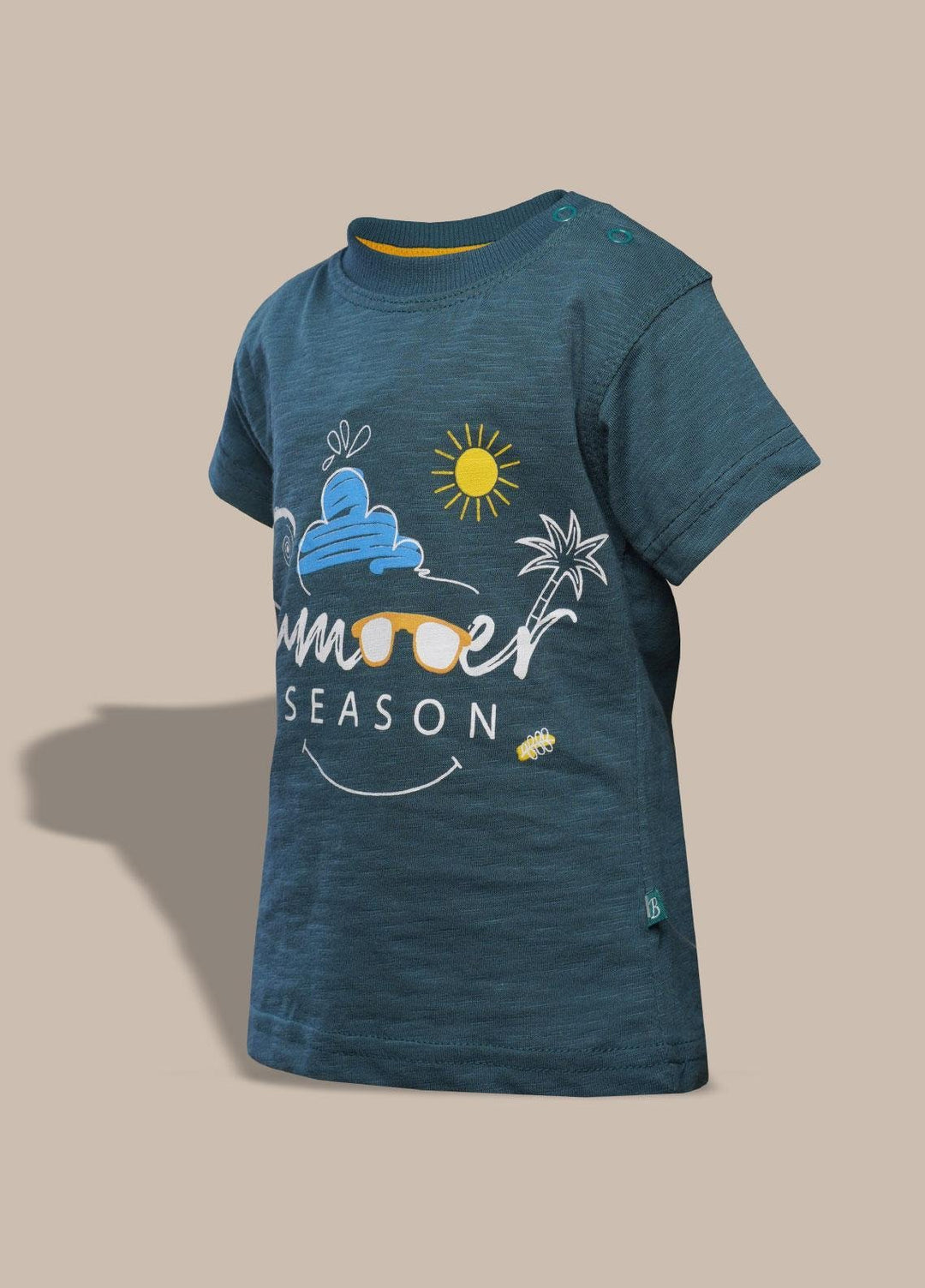 Sanaulla Exclusive Range   T-Shirts for Boys -  332066 Green
