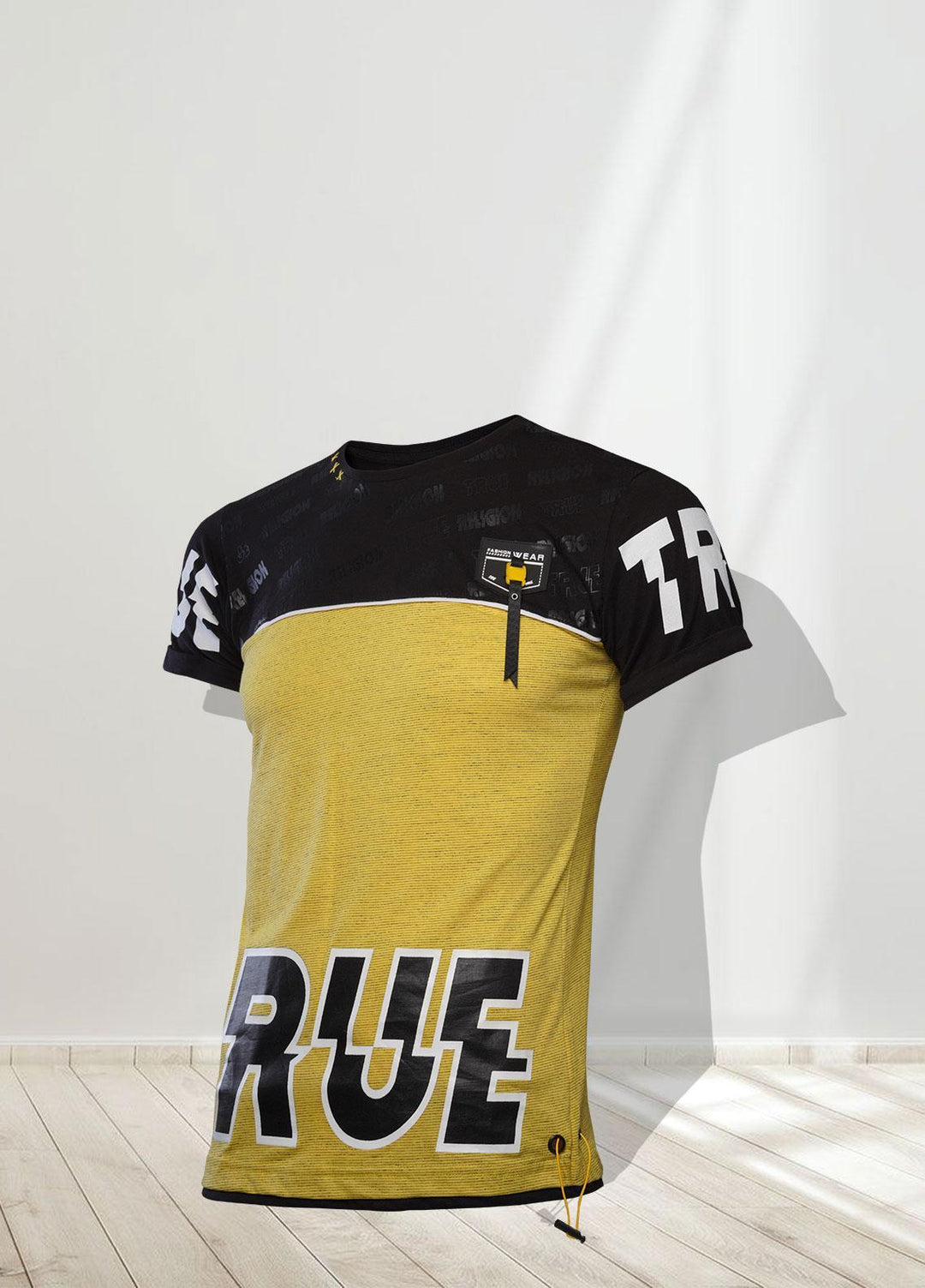 Sanaulla Exclusive Range   T-Shirts for Boys -  D-2301 Yellow