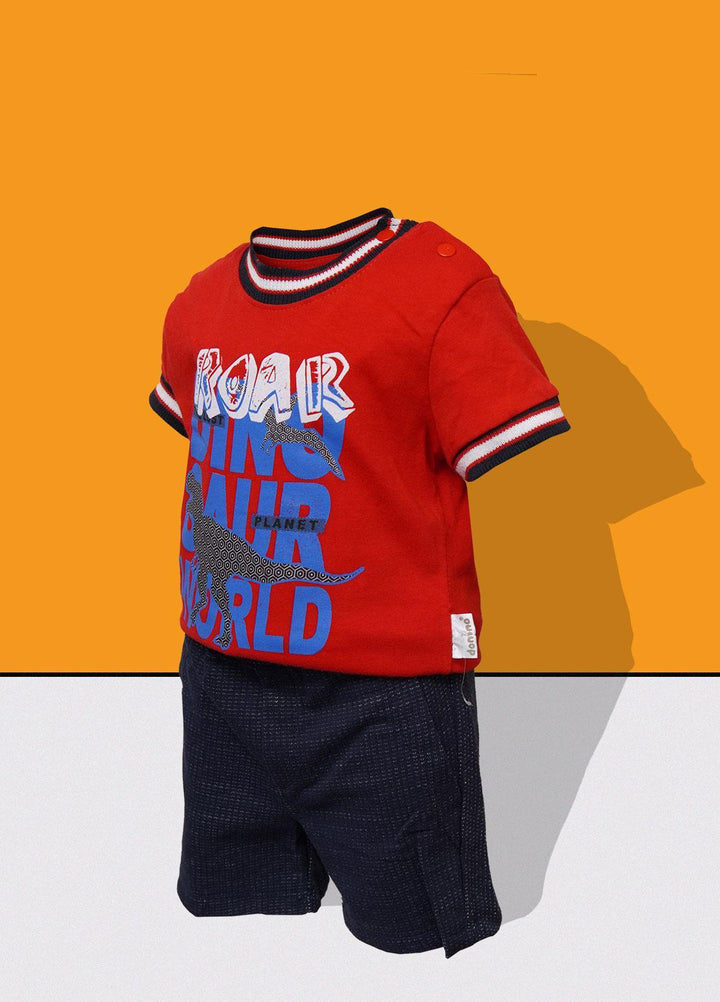 Sanaulla Exclusive Range   Suits for Boys -  1111227757 Red