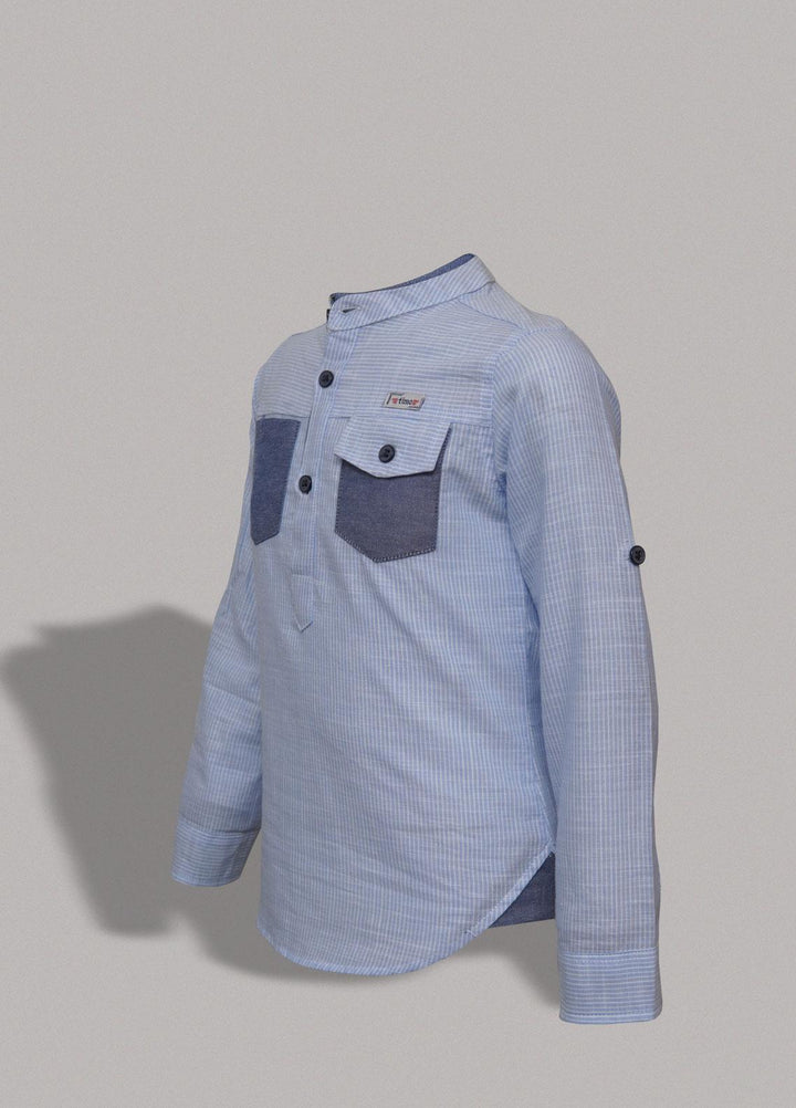 Sanaulla Exclusive Range   Shirts for Boys -  29693 Light Blue
