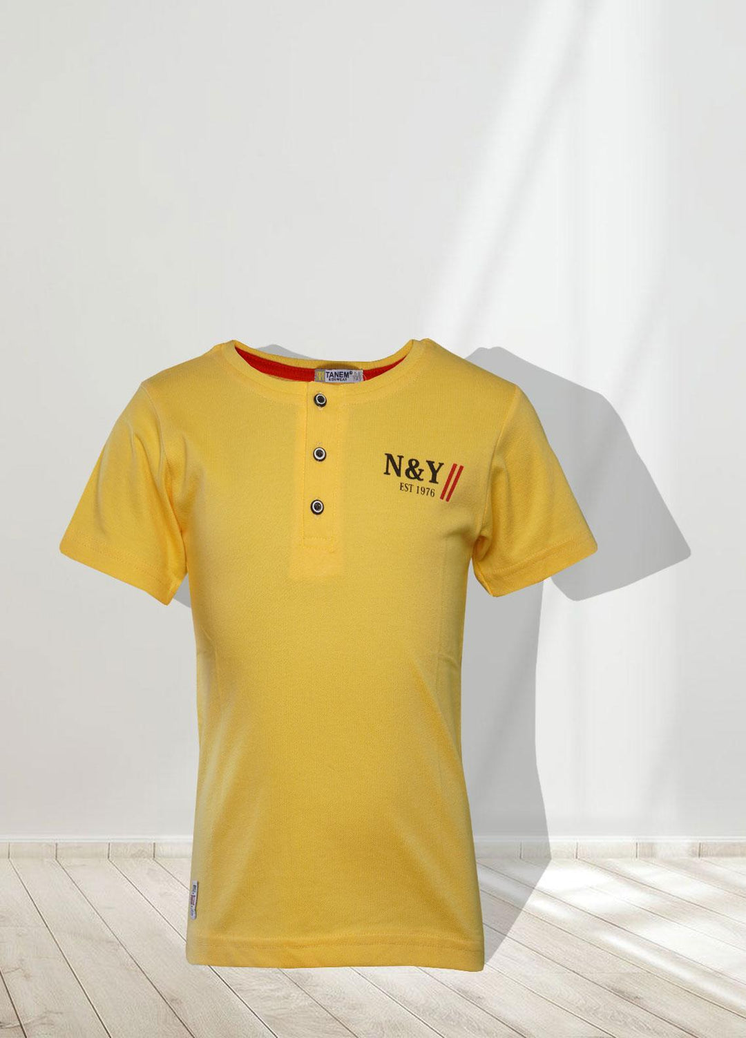Sanaulla Exclusive Range   T-Shirts for Boys -  351298 Yellow