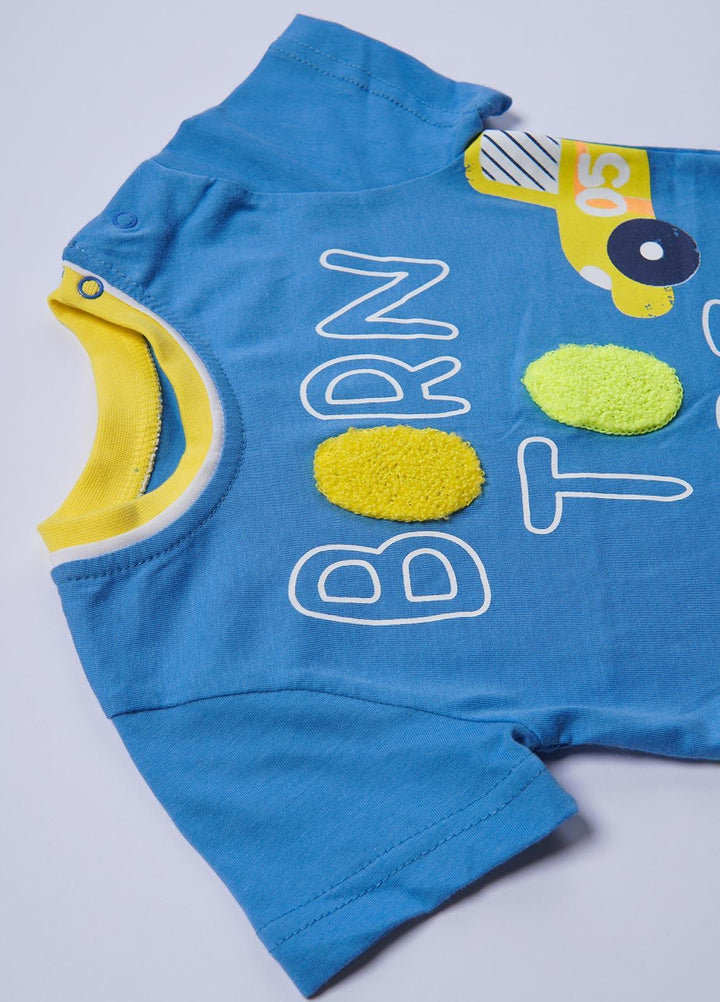 Sanaulla Exclusive Range Cotton Casual T-Shirts for Boys -  2018 Sky Blue