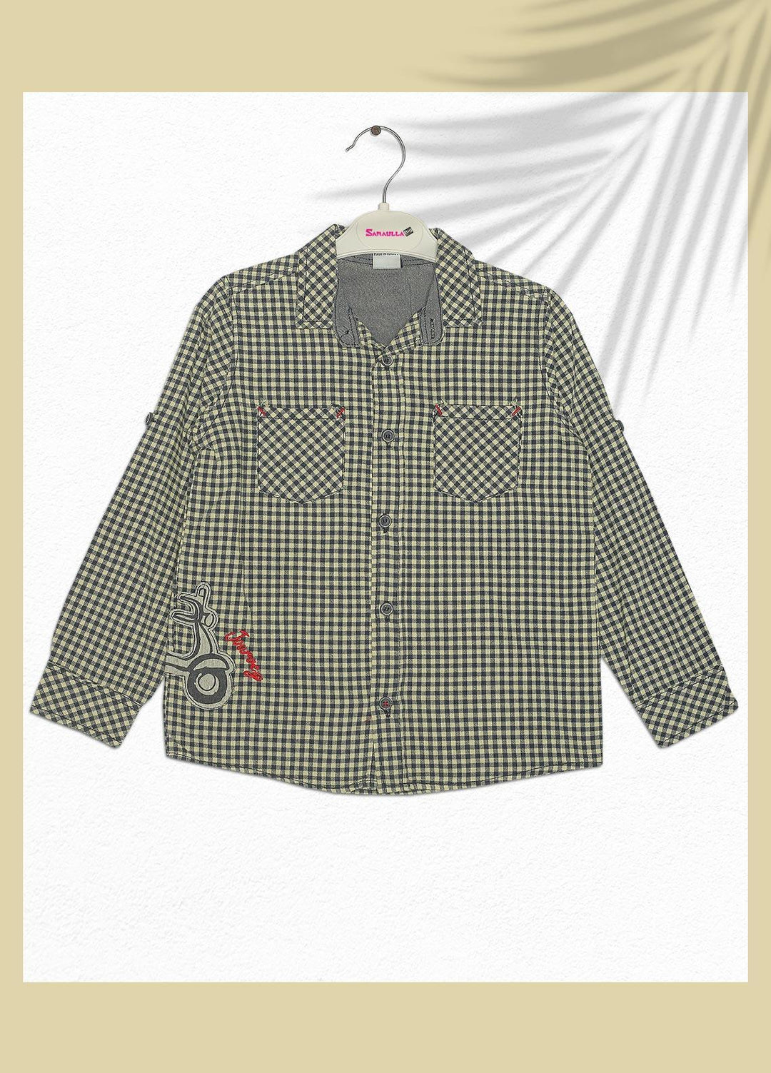 Sanaulla Exclusive Range  Fancy Shirts for Boys -  SU22BS 119829 Green