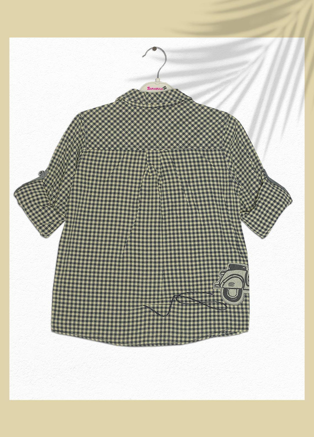 Sanaulla Exclusive Range  Fancy Shirts for Boys -  SU22BS 119829 Green