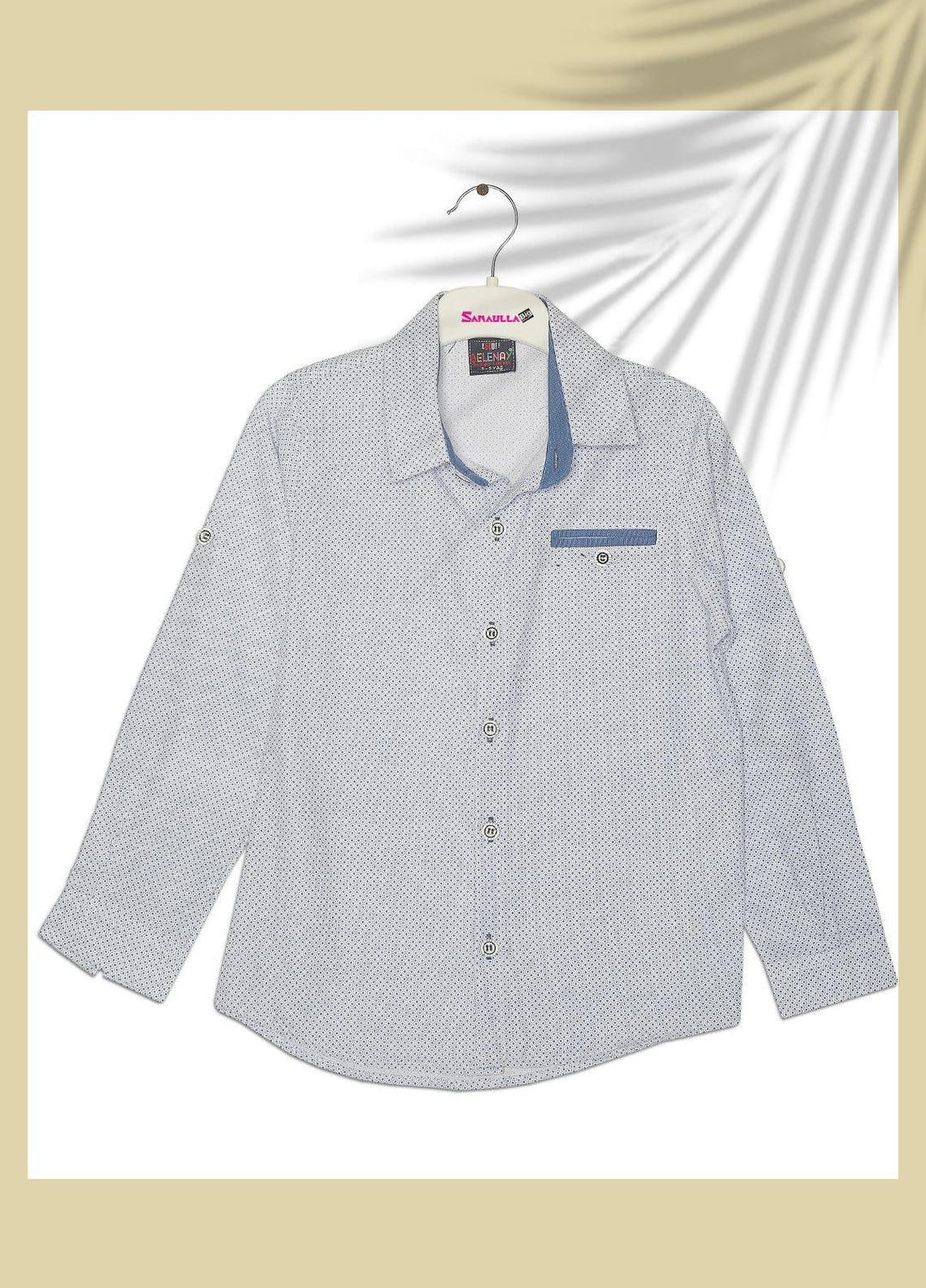 Sanaulla Exclusive Range  Fancy Boys Shirts -  SU22BS 342862 Blue