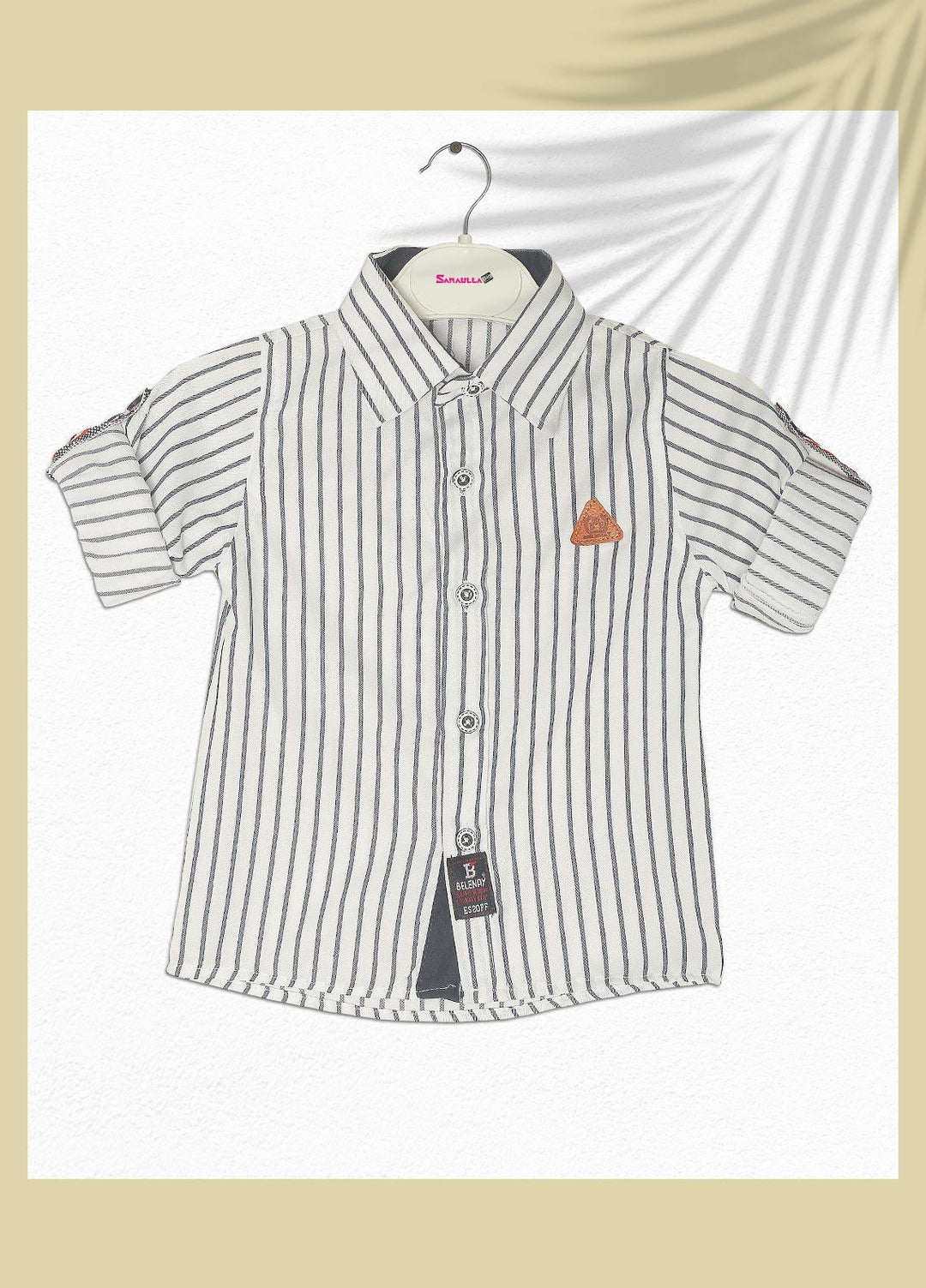 Sanaulla Exclusive Range  Fancy Shirts for Boys -  SU22BS 343064 White