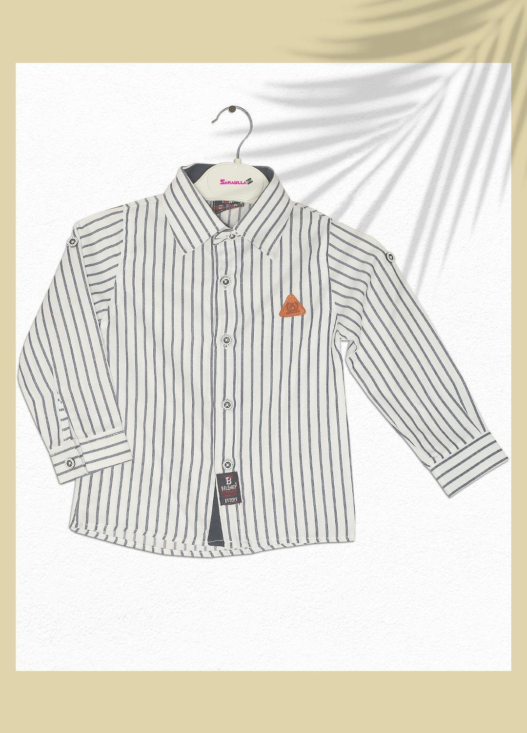 Sanaulla Exclusive Range  Fancy Shirts for Boys -  SU22BS 343064 White