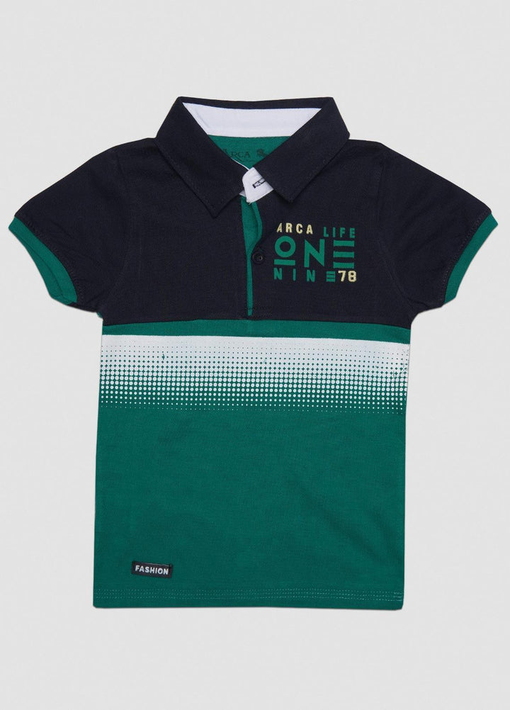 Sanaulla Exclusive Range  Casual T-Shirts for Boys -  1111224134 Green