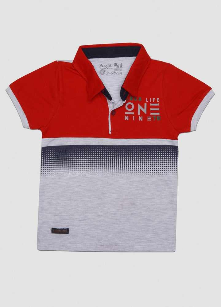 Sanaulla Exclusive Range  Casual T-Shirts for Boys -  1111224134 Light Grey