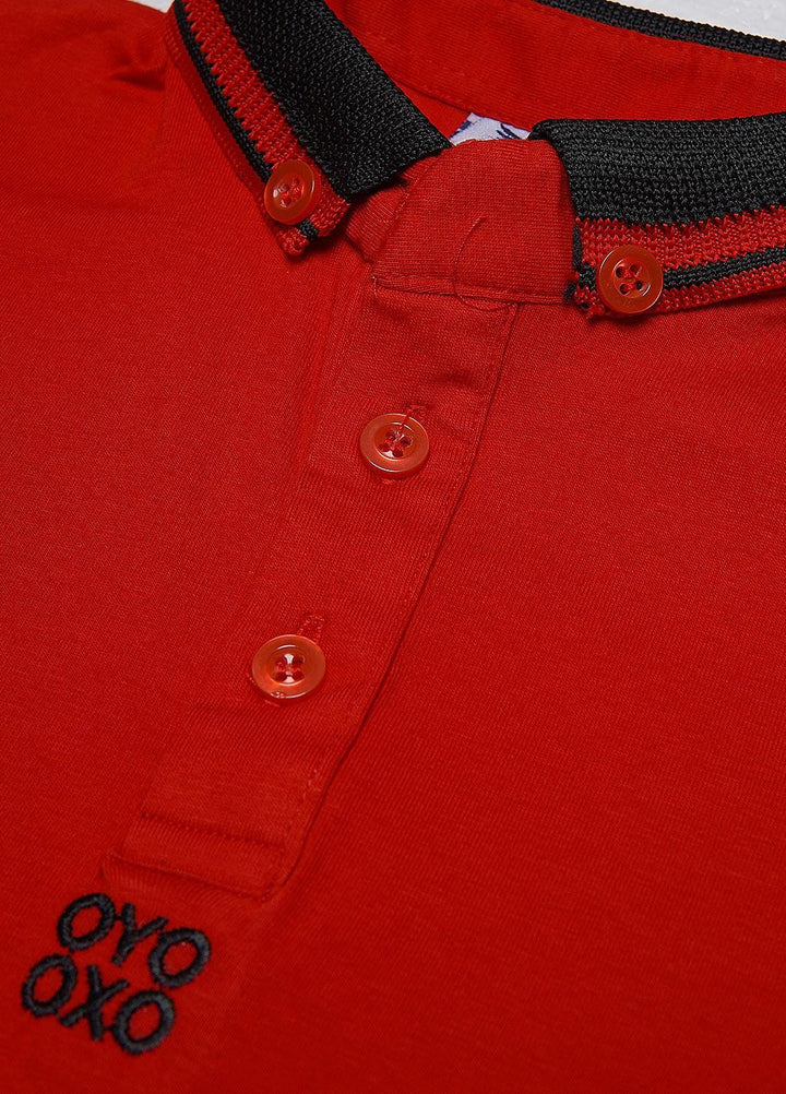 Sanaulla Exclusive Range  Casual T-Shirts for Boys -  1111225148 Red