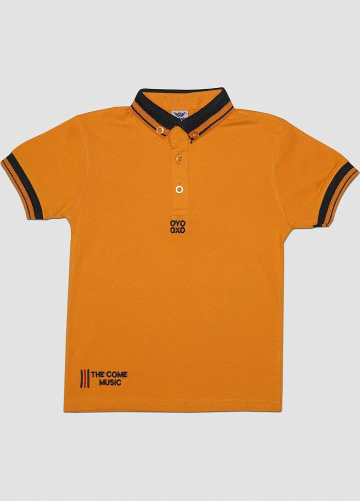 Sanaulla Exclusive Range  Casual T-Shirts for Boys -  1111225148 Yellow