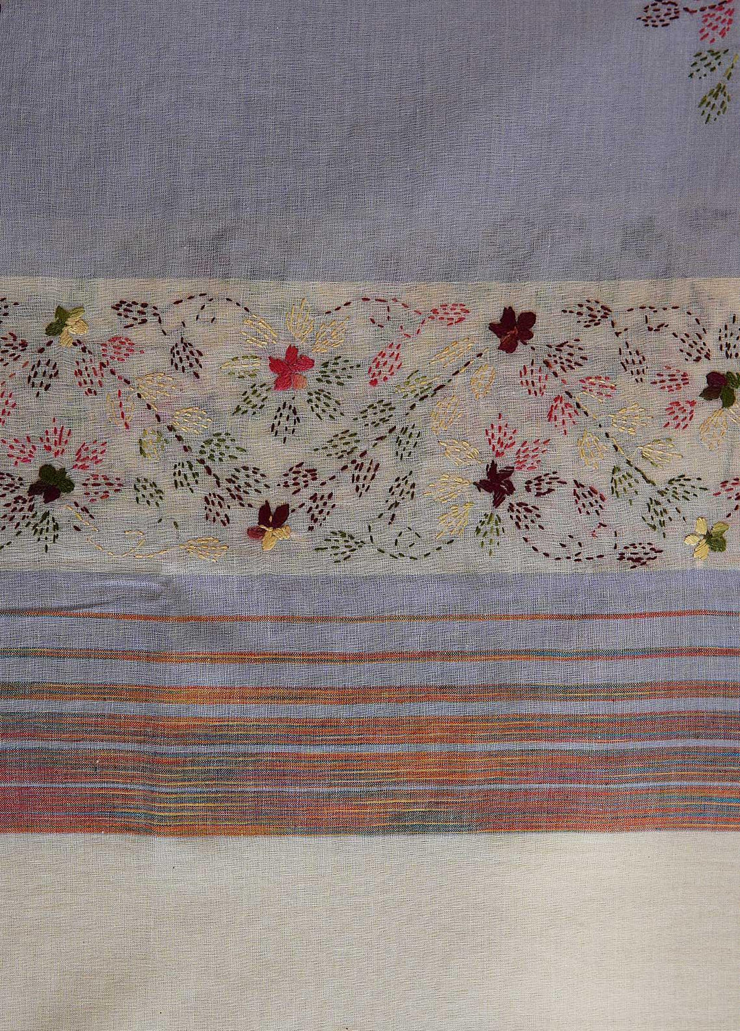 Sanaulla Exclusive Range  Cotton Embroidered Chaddar D-04 Multi8 - Cotton Multani Chaddars