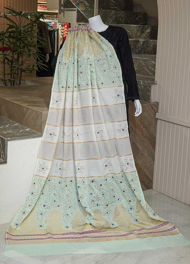 Sanaulla Exclusive Range  Cotton Embroidered Chaddar D-03 Multi6 - Cotton Multani Chaddars