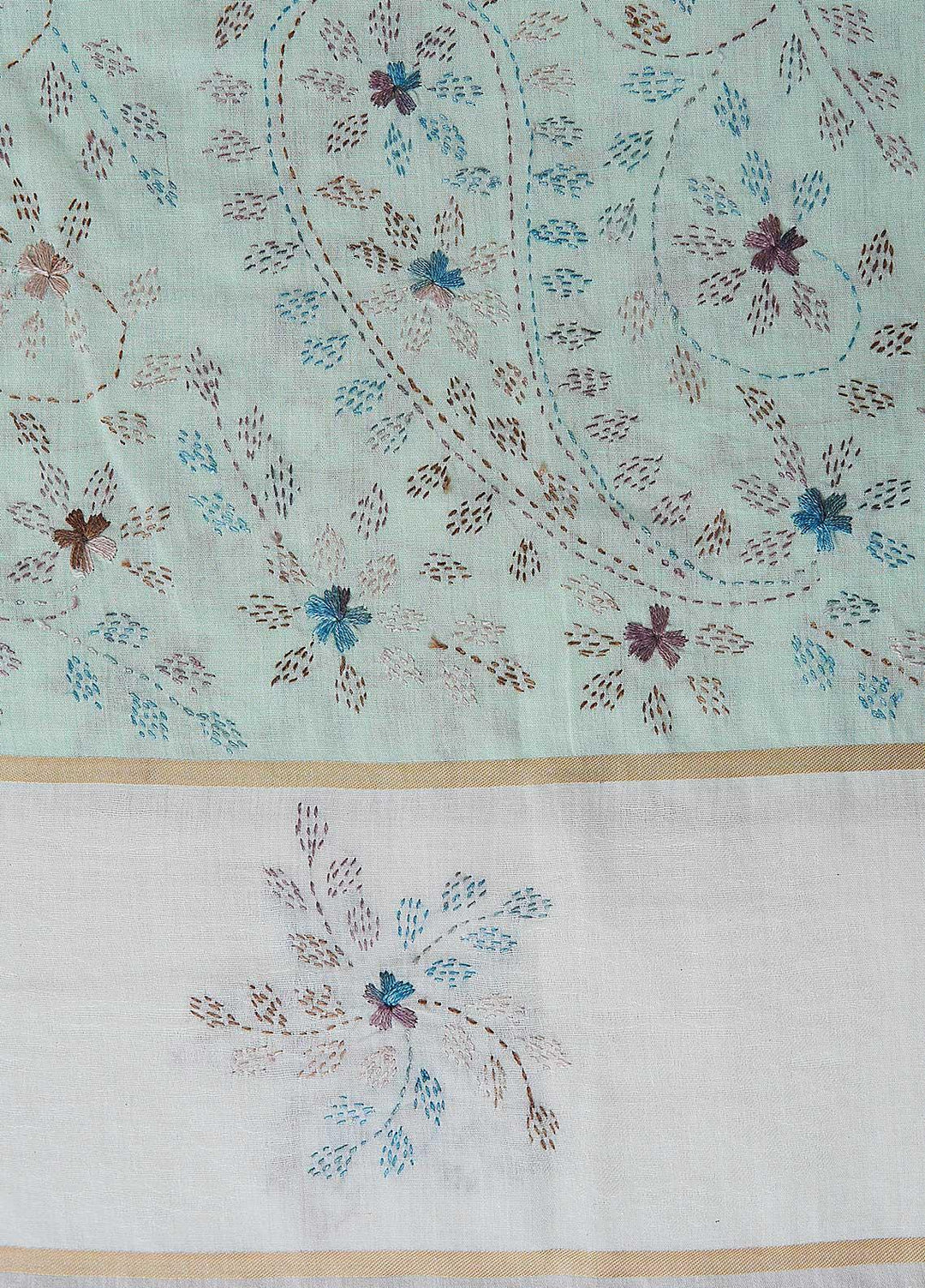 Sanaulla Exclusive Range  Cotton Embroidered Chaddar D-03 Multi6 - Cotton Multani Chaddars