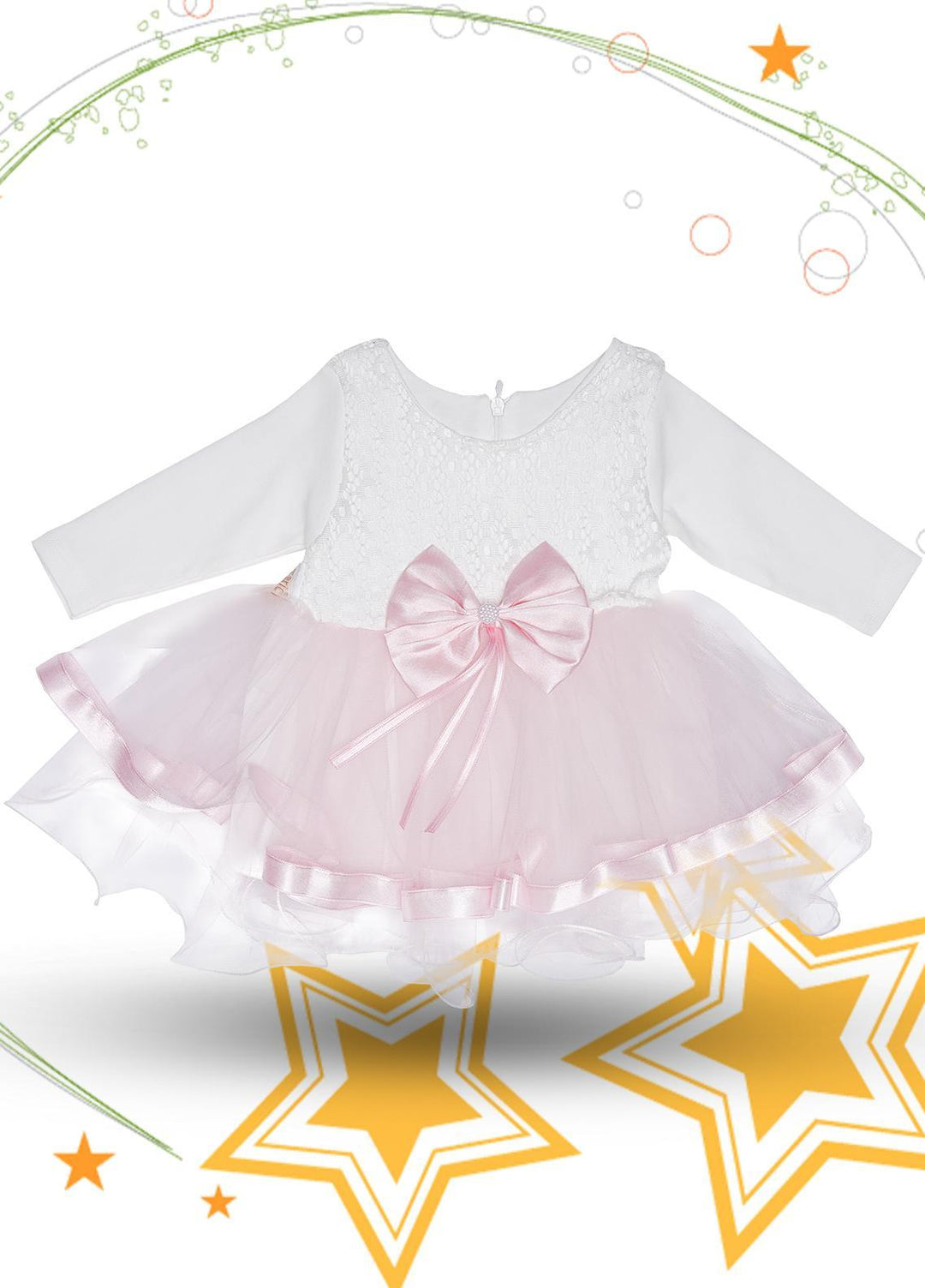 Sanaulla Exclusive Range Cotton Fancy Frocks For Girls 342190 Pink sanaulla-exclusive-range-cotton-fancy-frocks-for-girls-342190-pink