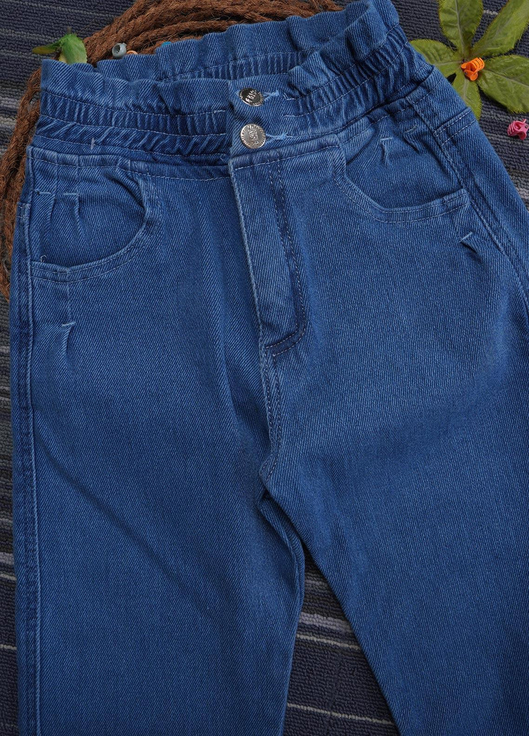 Sanaulla Exclusive Range Denim Casual Jeans for Girls -   5016 Blue