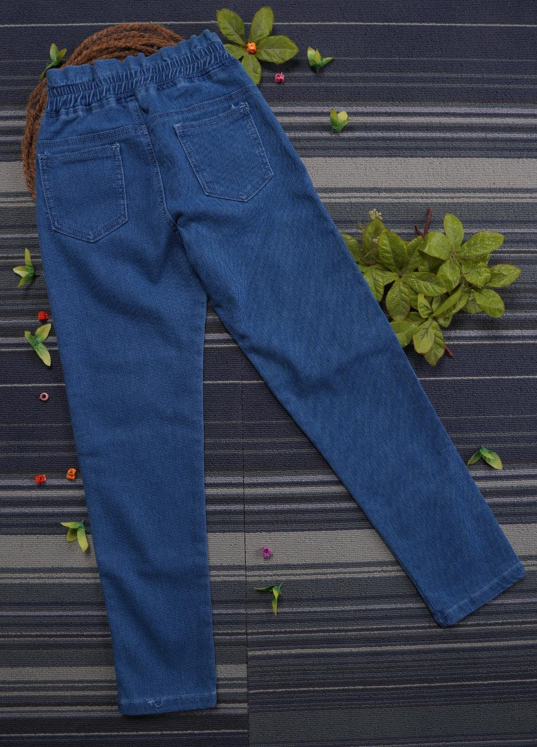 Sanaulla Exclusive Range Denim Casual Jeans for Girls -   5016 Blue
