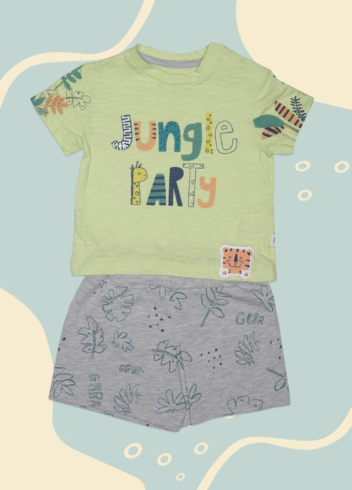 Sanaulla Exclusive Range Cotton Fancy Boys Suits -  2833 Green