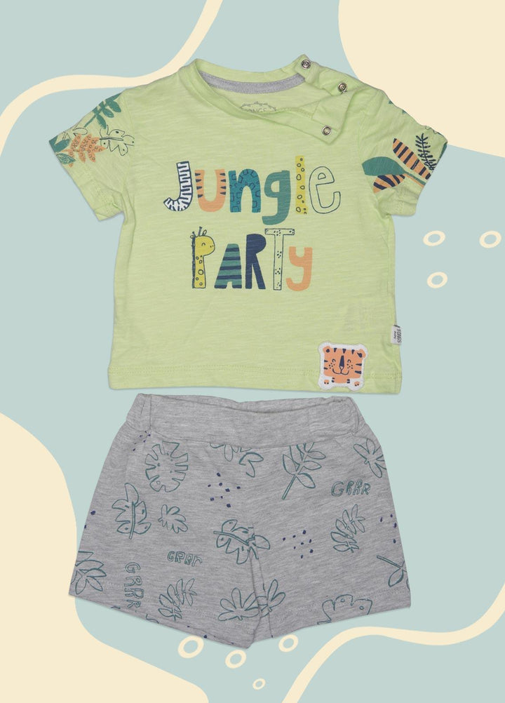 Sanaulla Exclusive Range Cotton Fancy Boys Suits -  2833 Green