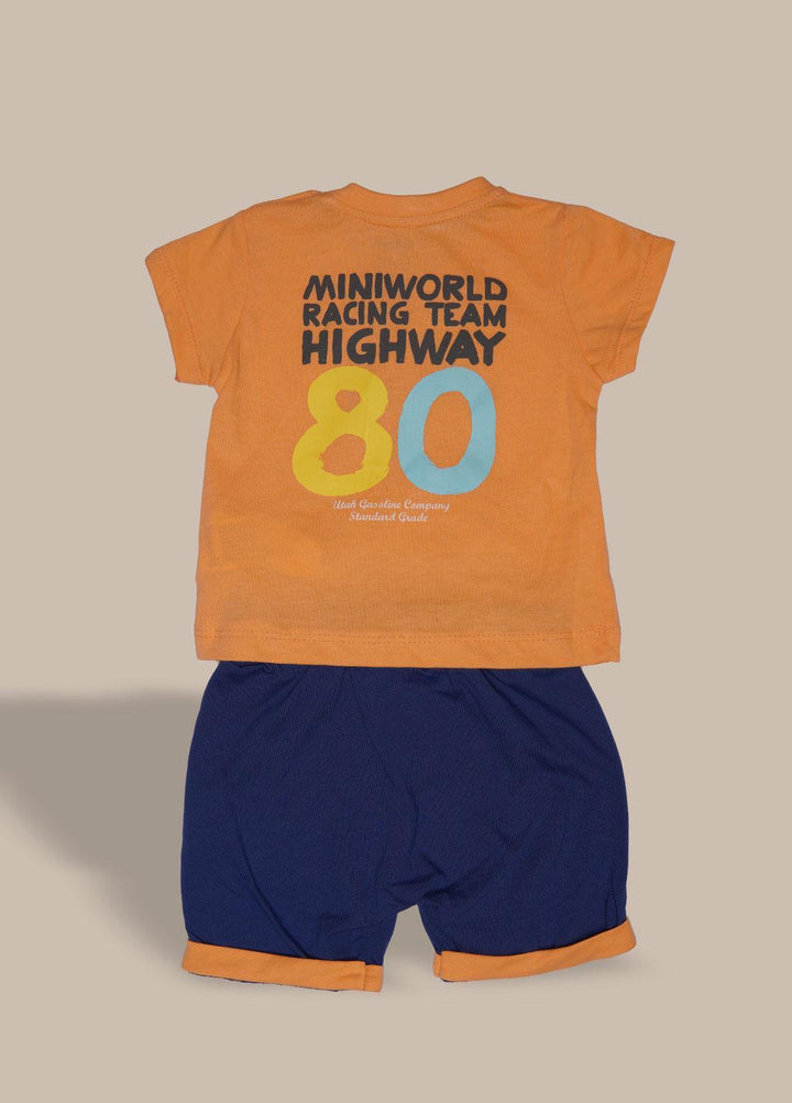Sanaulla Exclusive Range  Fancy Suit for Boys -  351682 Orange