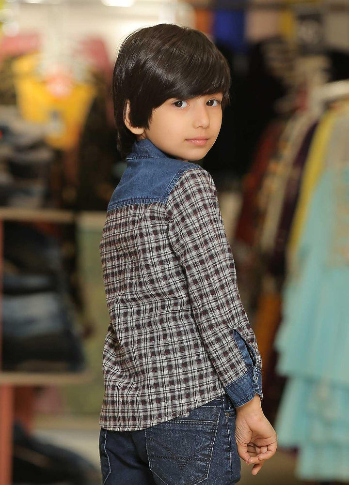 Sanaulla Exclusive Range Cotton Casual Shirt for Boys -  119778 Multi