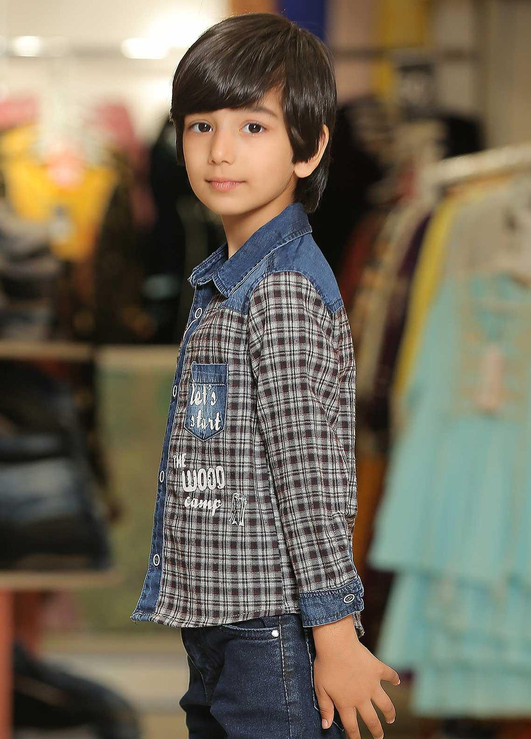Sanaulla Exclusive Range Cotton Casual Shirt for Boys -  119778 Multi