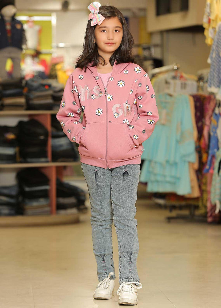 Sanaulla Exclusive Range  Casual Jackets for Girls -  342925 Light Pink
