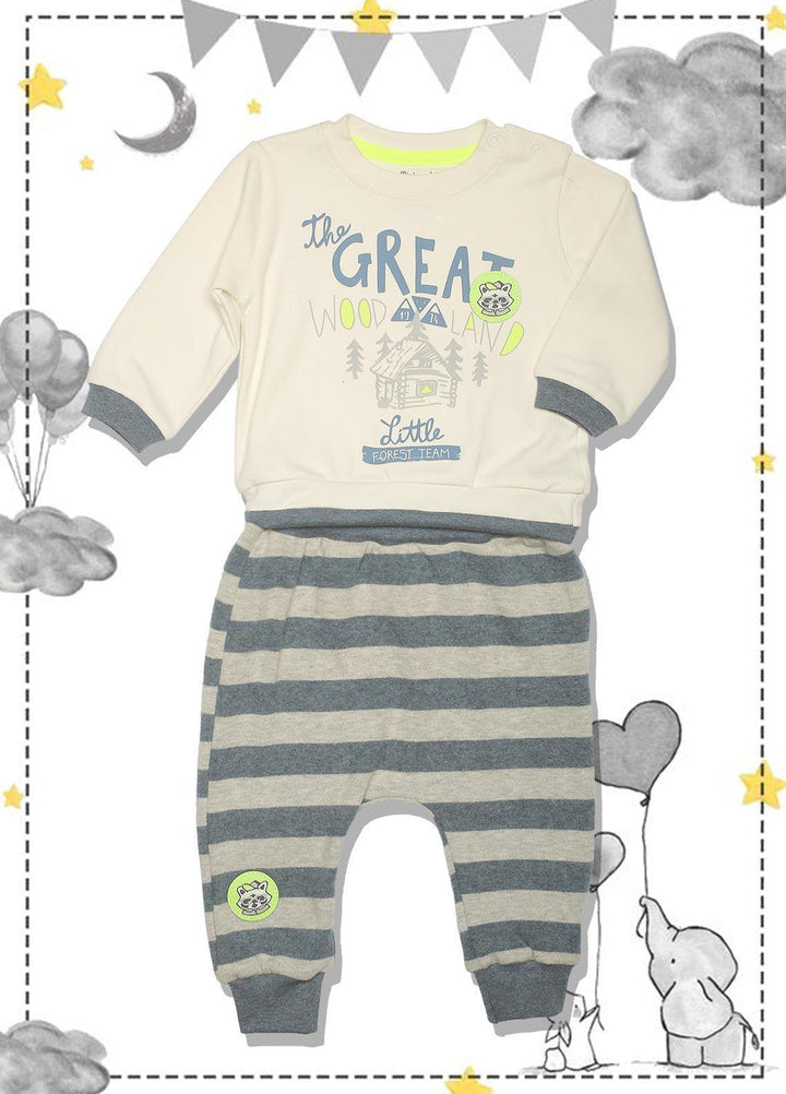 Sanaulla Exclusive Range  Fancy Suit for Boys -  SU22KW 124338 White