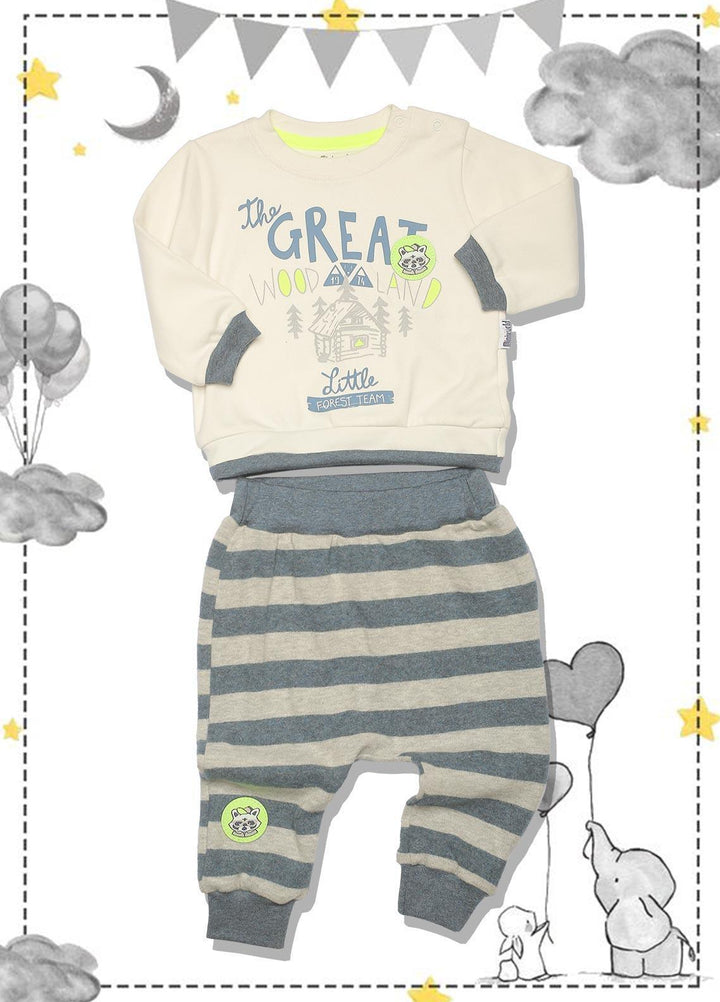Sanaulla Exclusive Range  Fancy Suit for Boys -  SU22KW 124338 White
