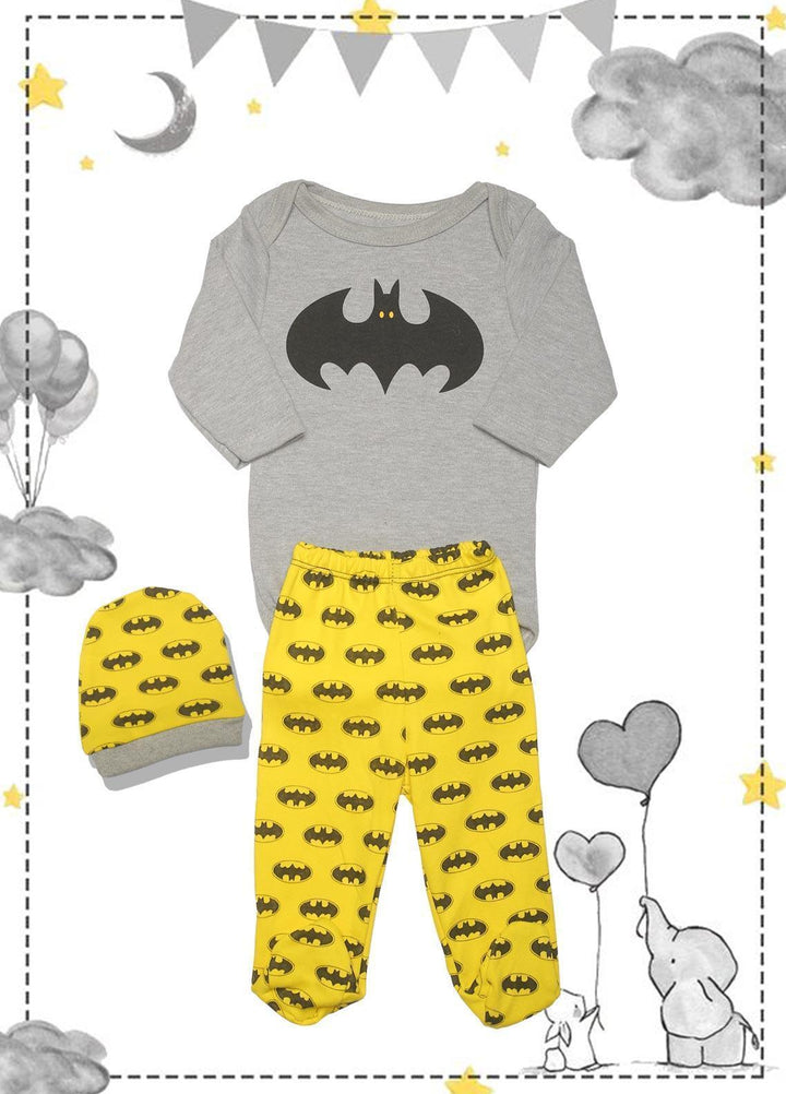 Sanaulla Exclusive Range  Fancy Romper for Boys -  SU22KW 325523 Grey