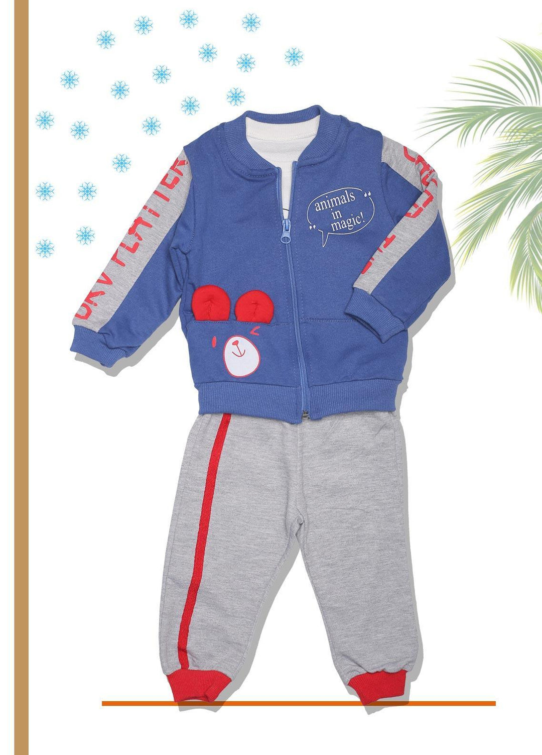 Sanaulla Exclusive Range  Fancy Boys Suit -  SU22KW 342503 Blue