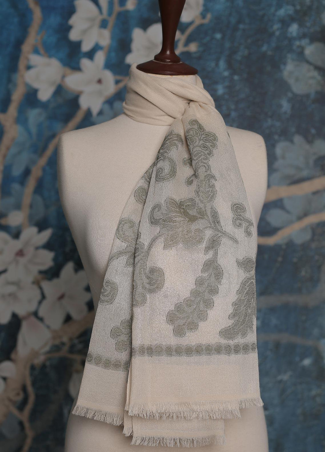 Sanaulla Exclusive Range    Scarves D-16 Fawn - Ladies Scarves