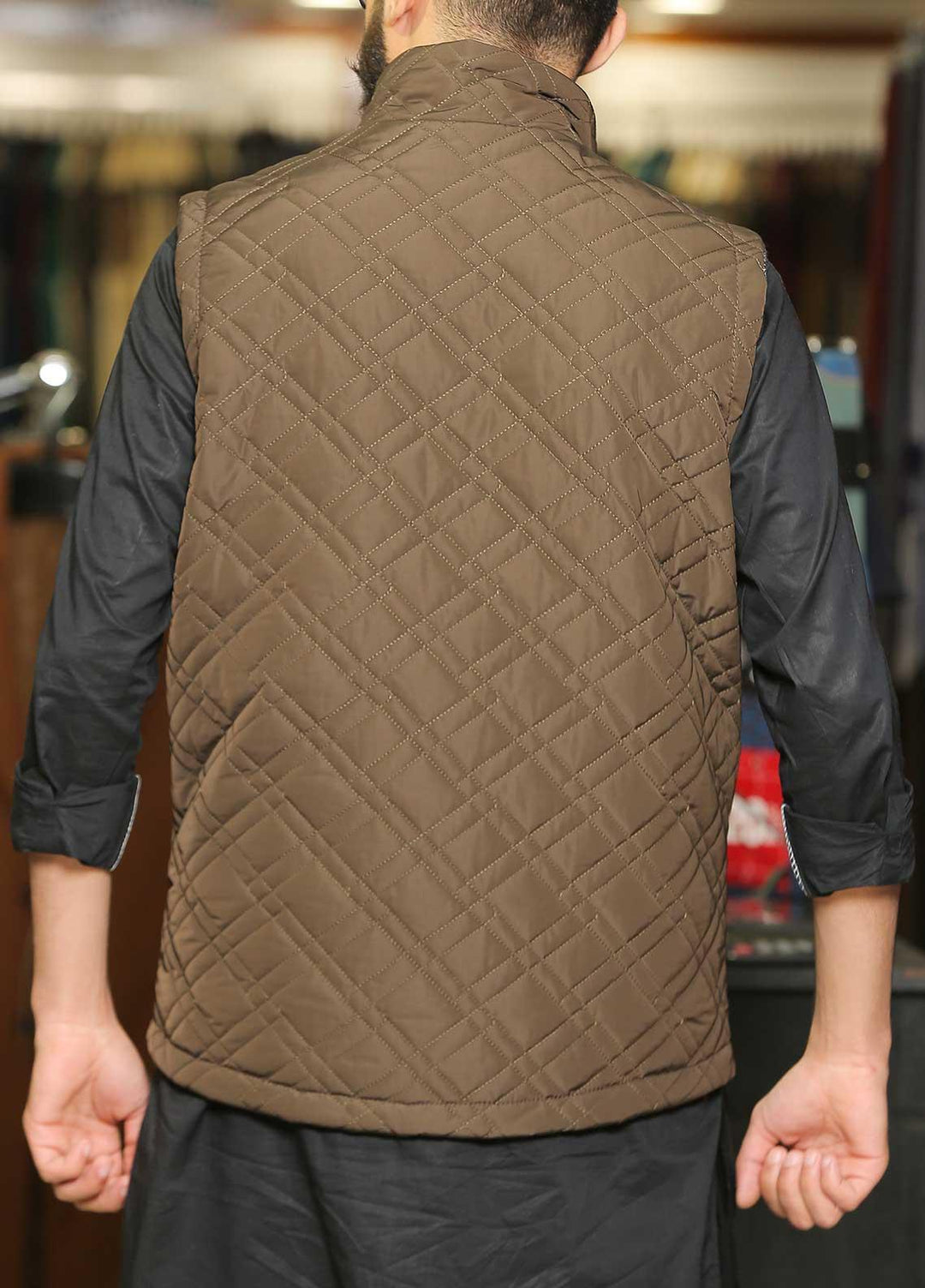 Sanaulla Exclusive Range  Casual Jackets for Men -  SU22MJ Jacket YELEK Green